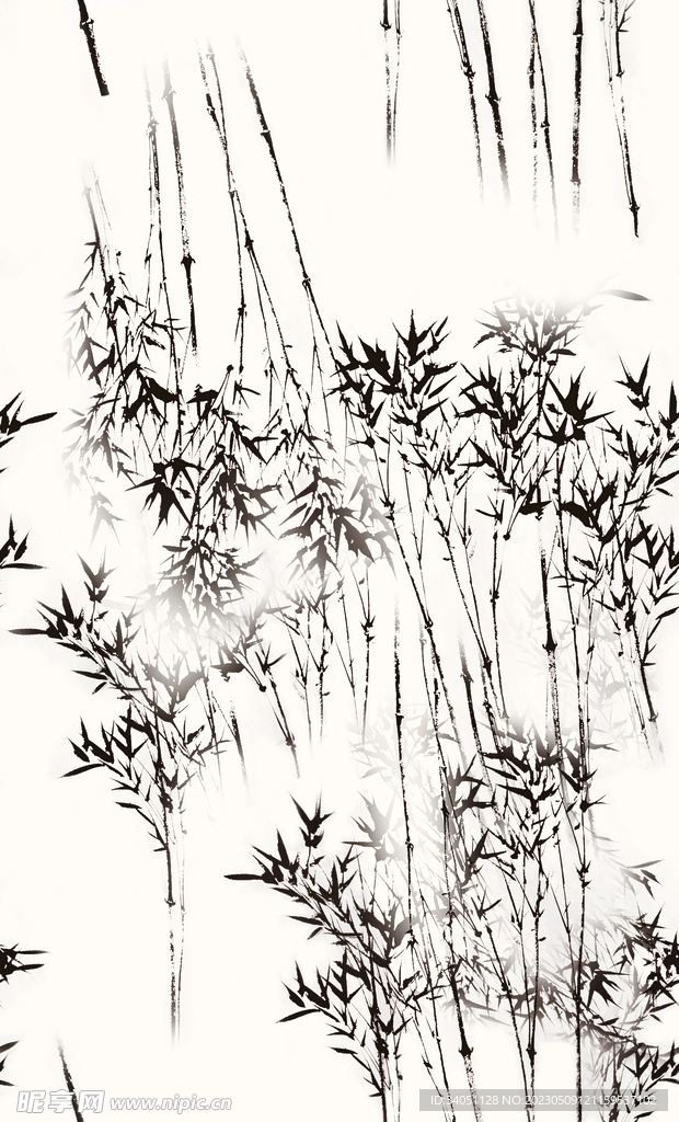 水墨 竹子