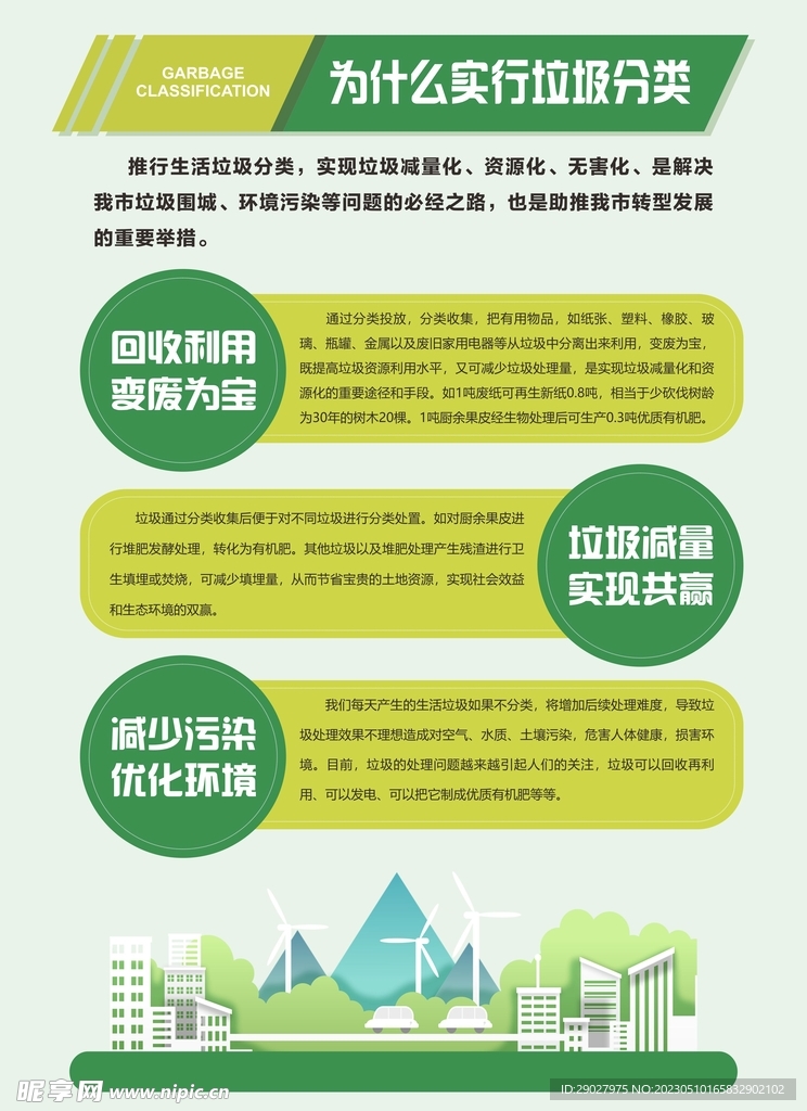 垃圾分类海报