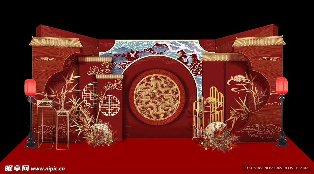 中式背景