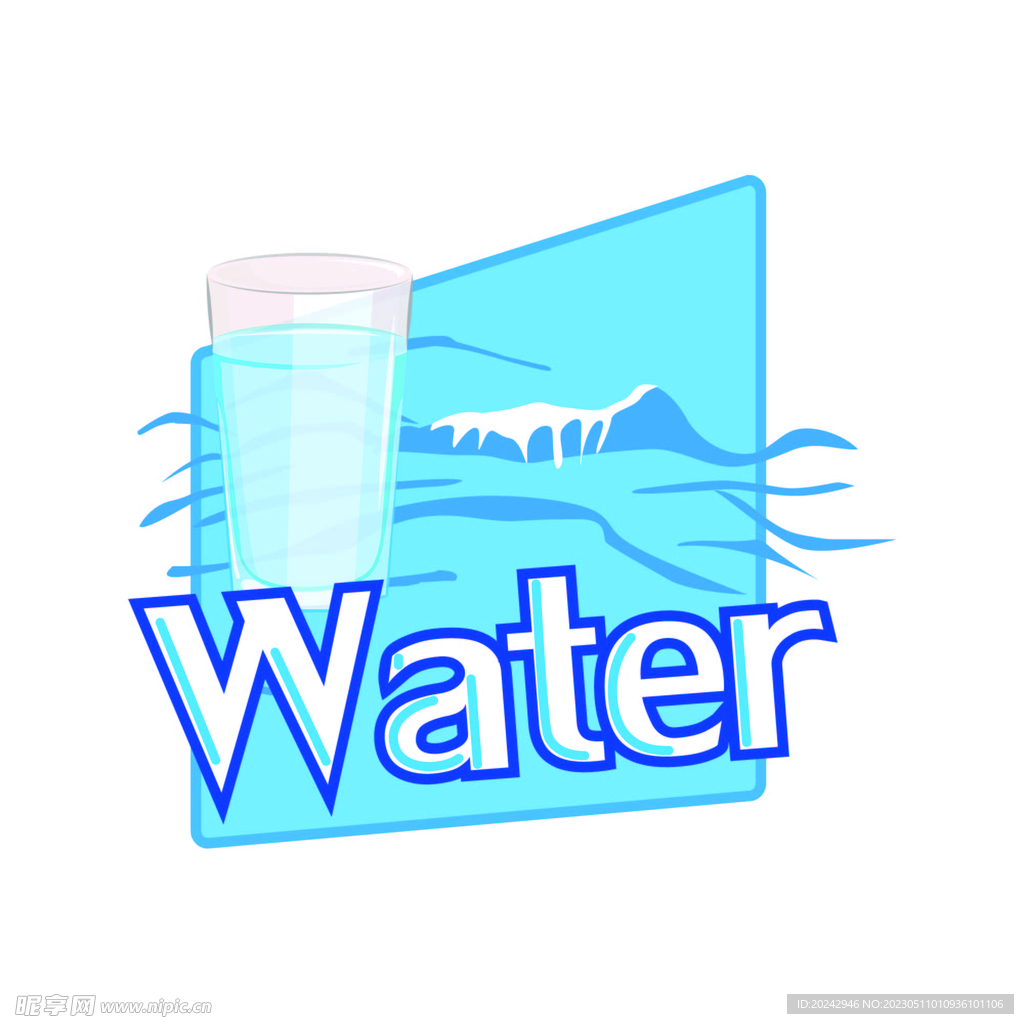 水标签 
