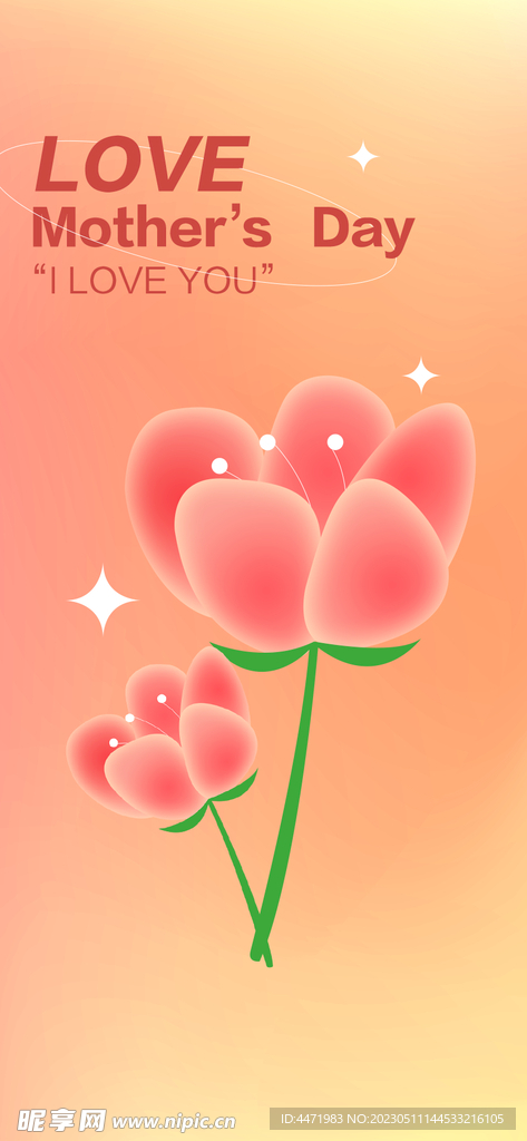 花卉海报 