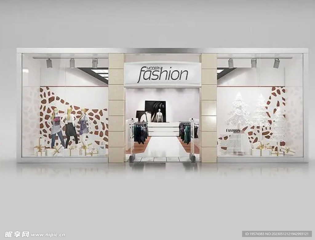 C4D模型 店铺  