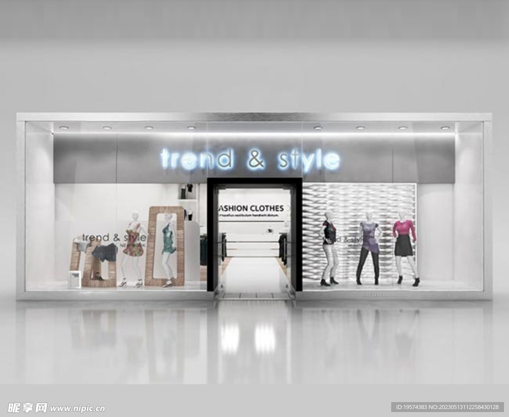 C4D模型 店铺 