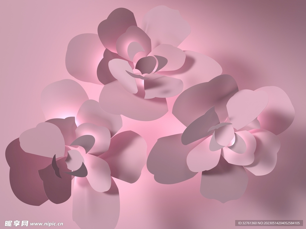 粉花