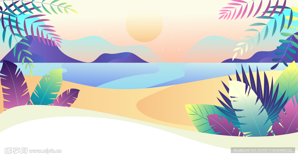 夏日海滩