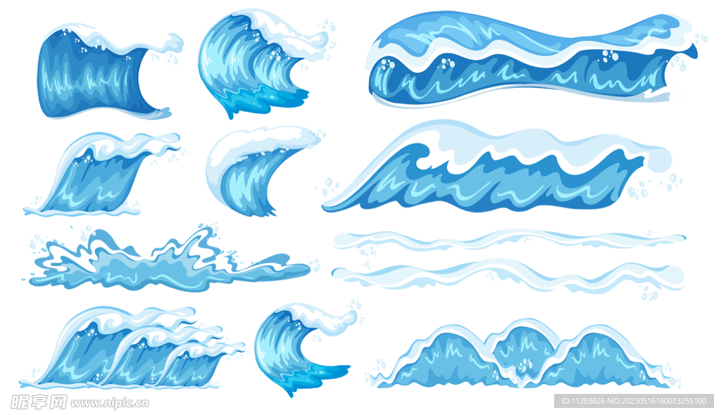 海浪素材