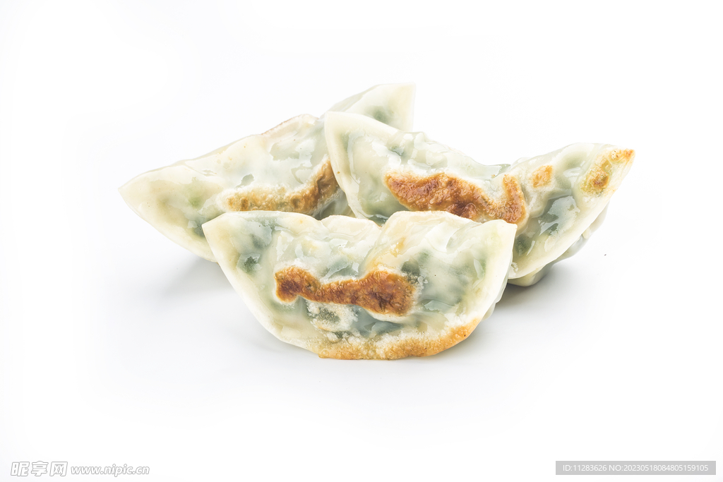 煎饺素材图