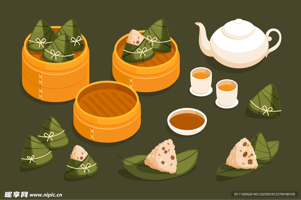 粽子插画