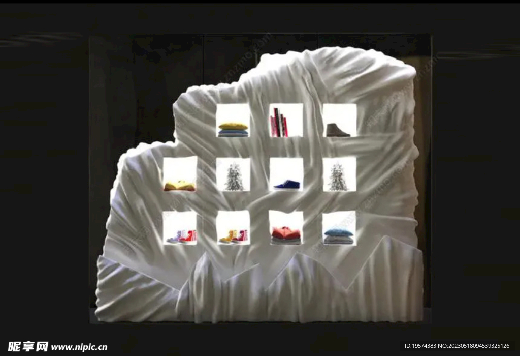 C4D模型 橱窗  