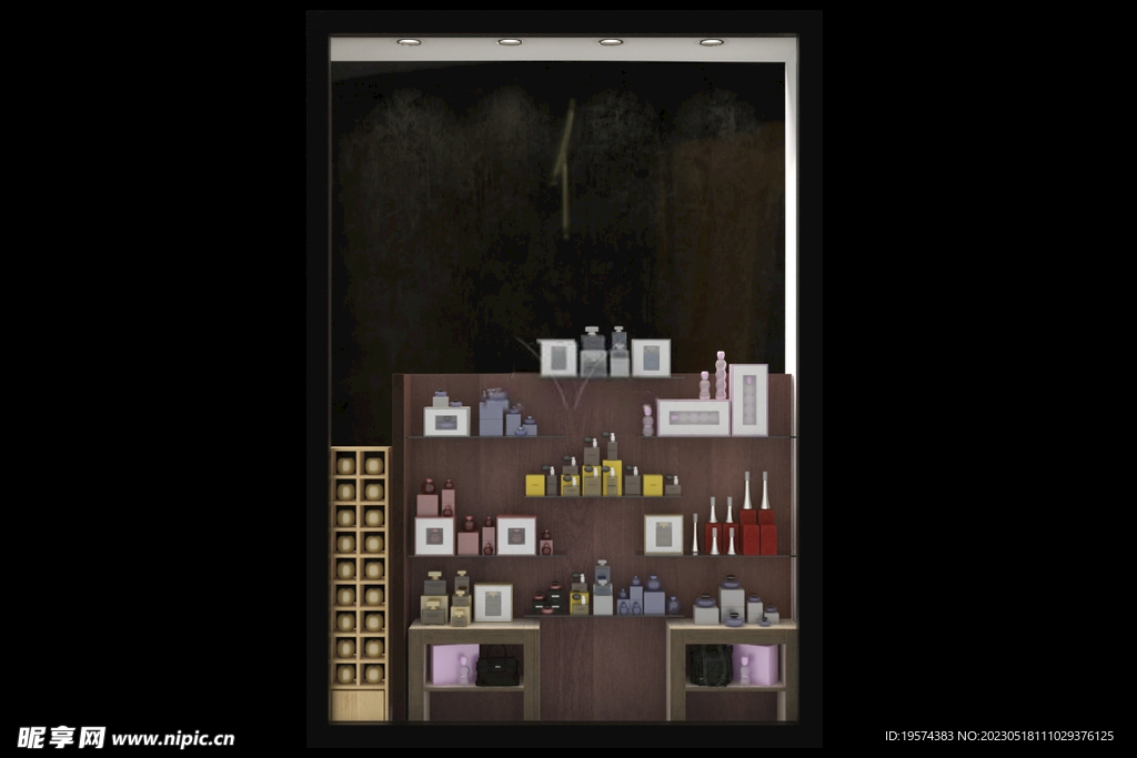 C4D模型 橱窗  