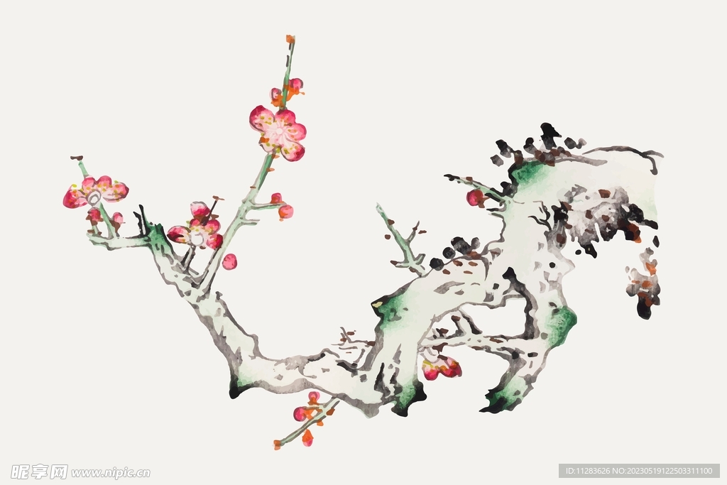 国画植物素材