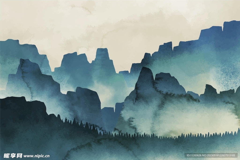 水墨背景