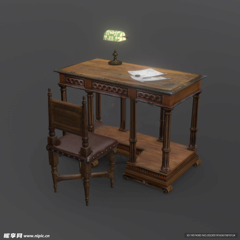  C4D模型 桌子