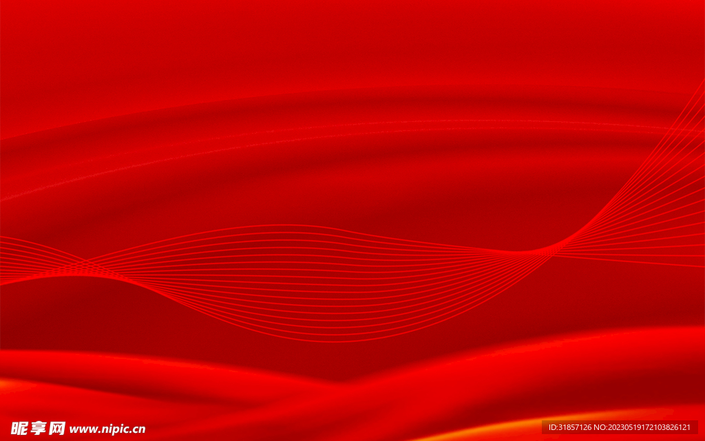 红色会议签到舞台背景