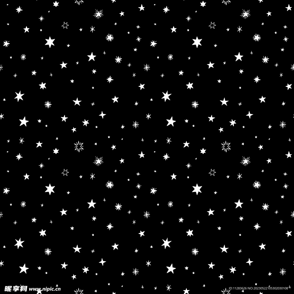 卡通星星背景