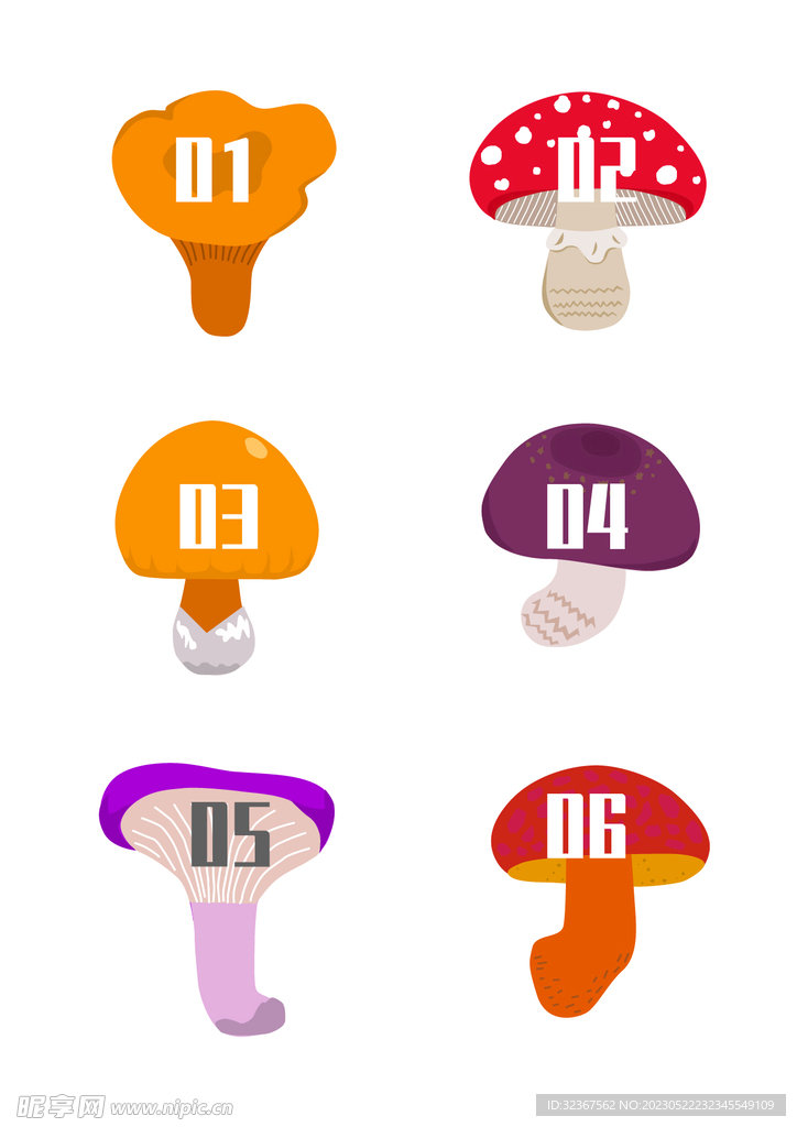 蘑菇数字