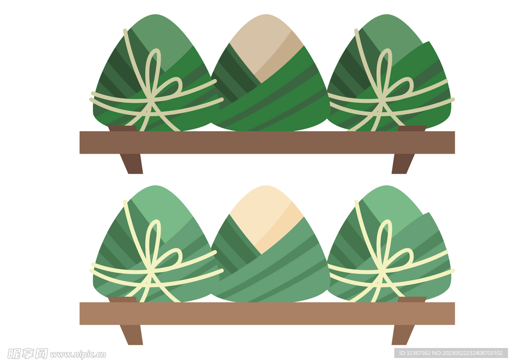 粽子矢量插画