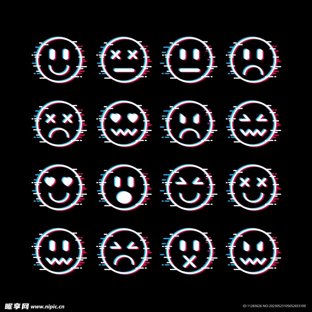 抖音风格表情