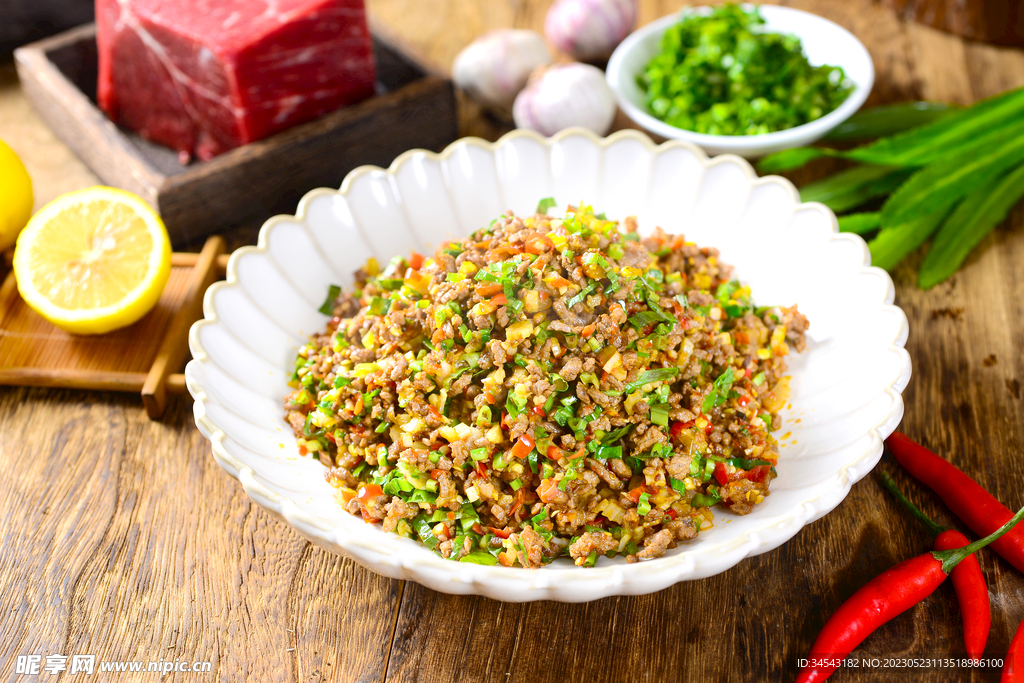 傣味炒牛肉沫