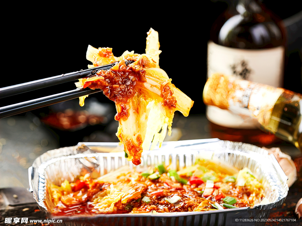 锡纸娃娃菜