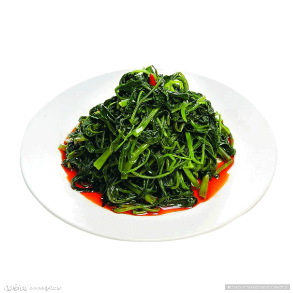 凉拌菠菜