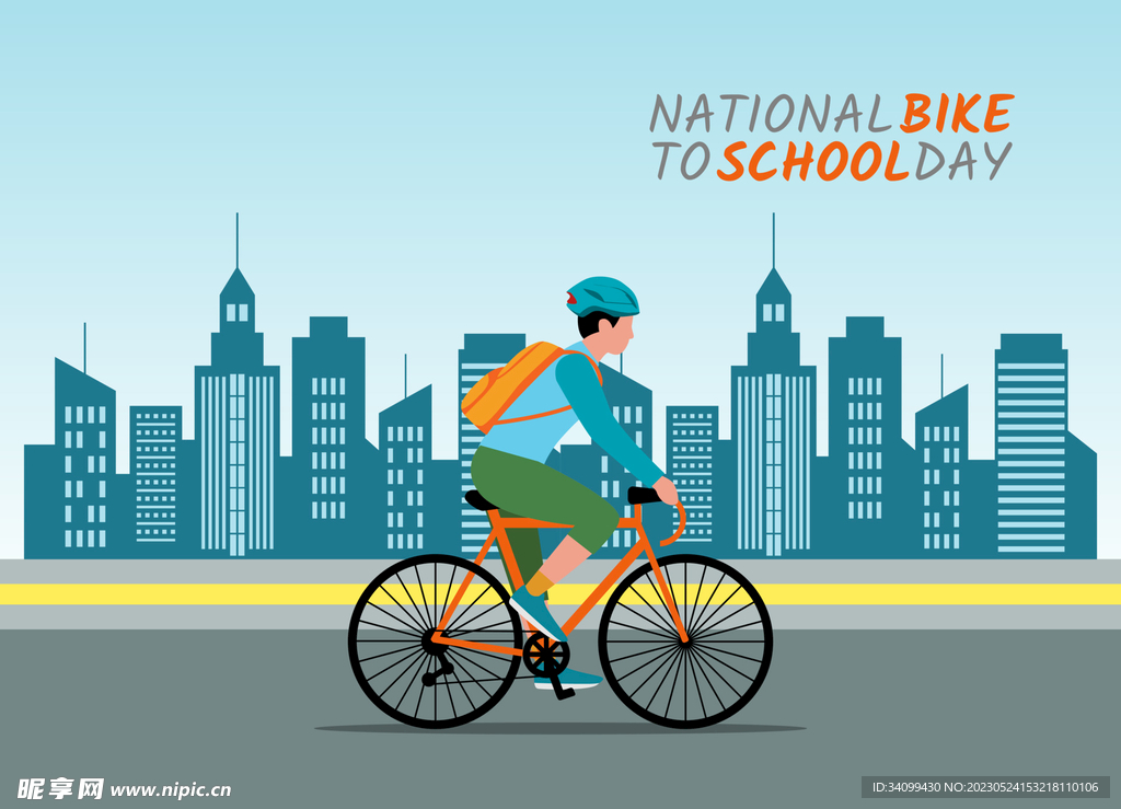 世界自行车日素材