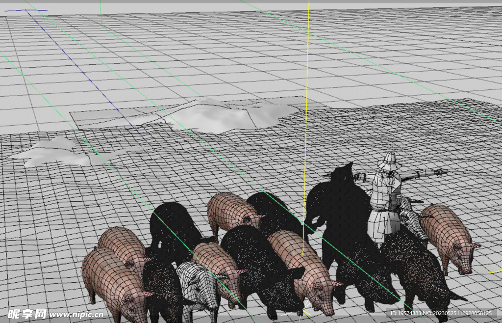 C4D模型动物