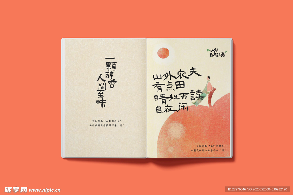 硬壳书籍VI样机