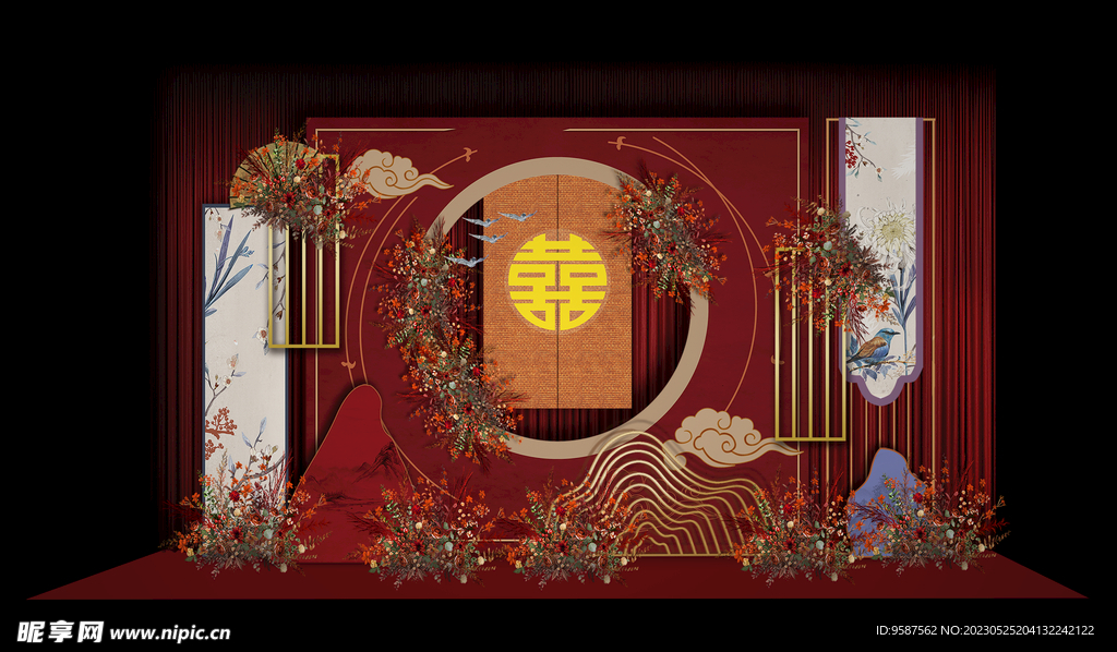 新中式婚礼效果图