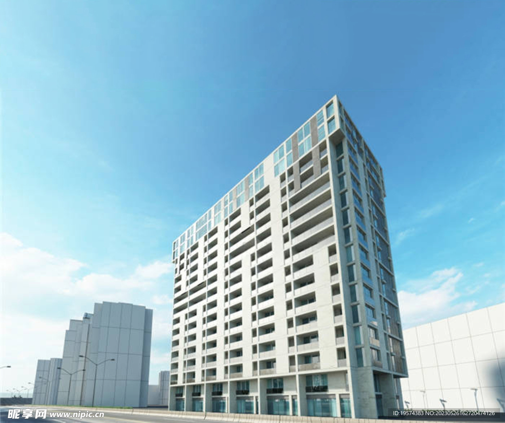 C4D模型 商场  