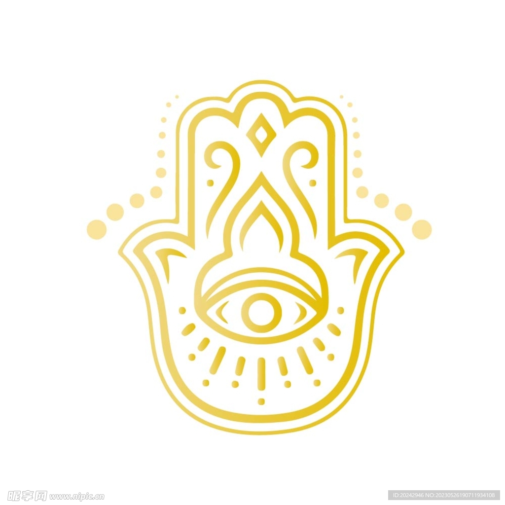 金色图案