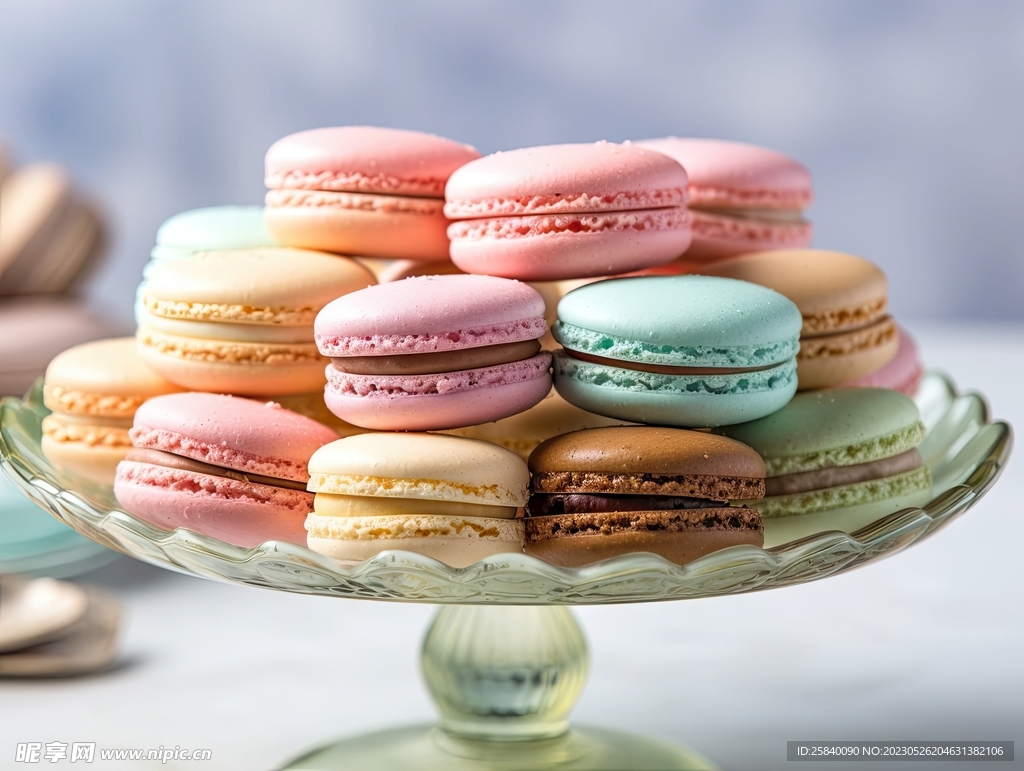 马卡龙甜点
