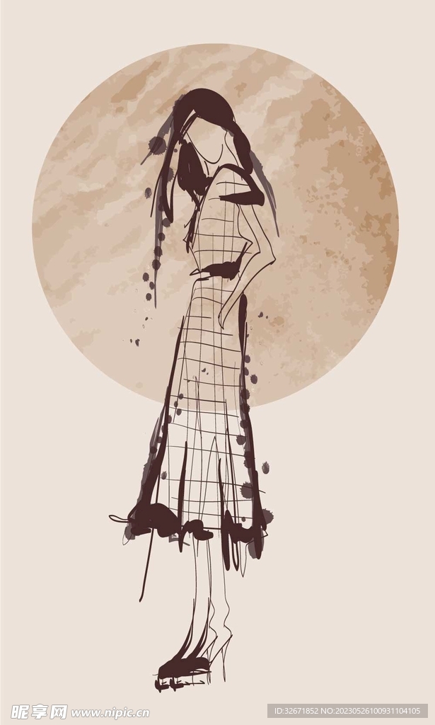 女人速写