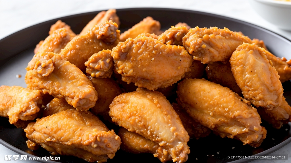 炸鸡肉鸡腿餐饮美食香辣摄影小吃