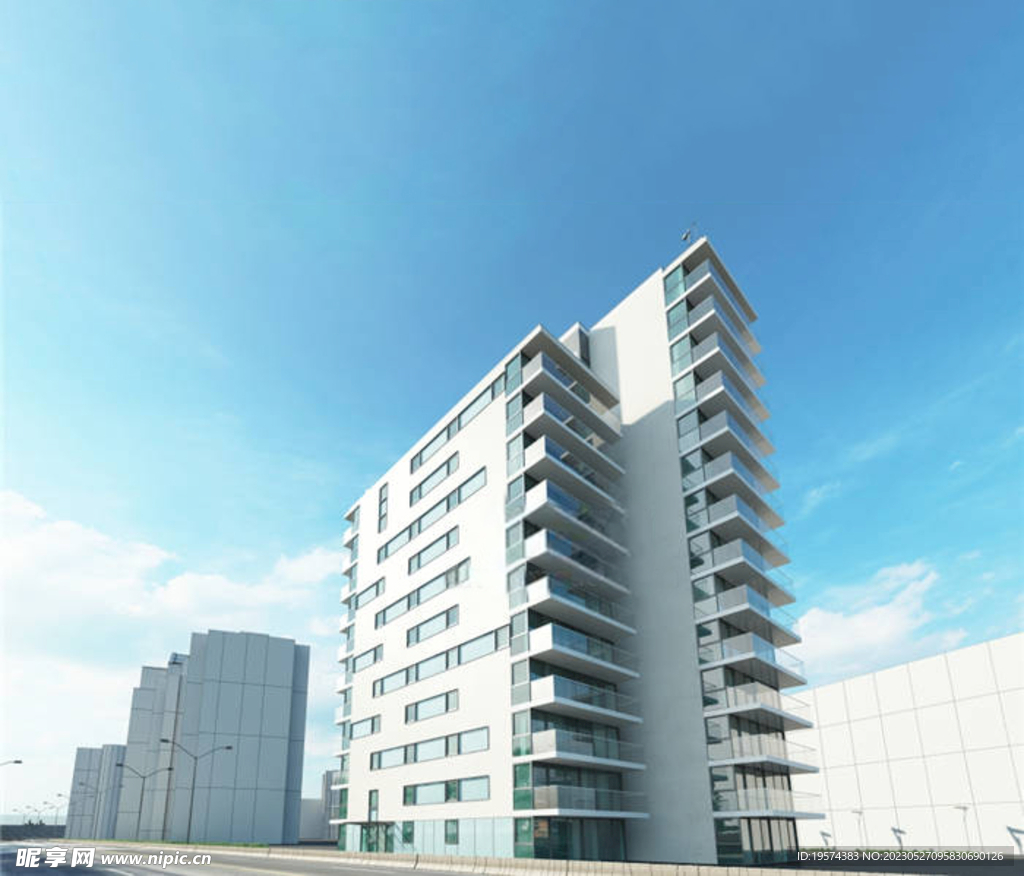 C4D模型 商场 