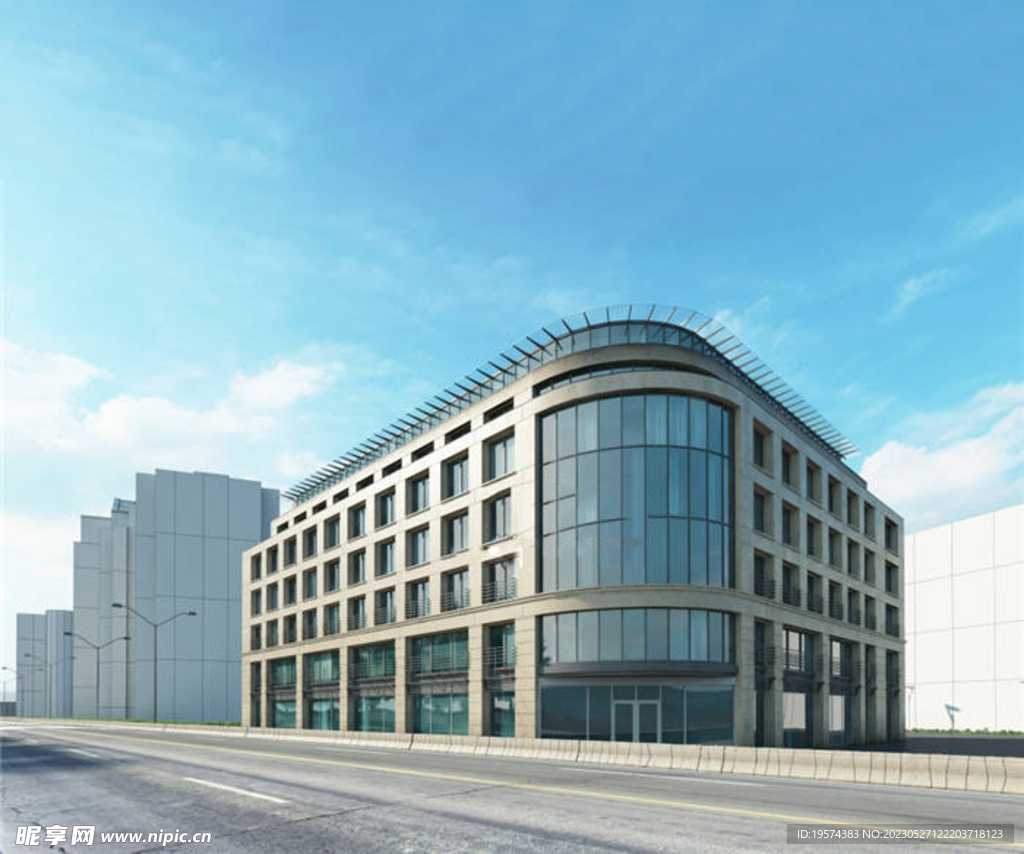 C4D模型 商场  