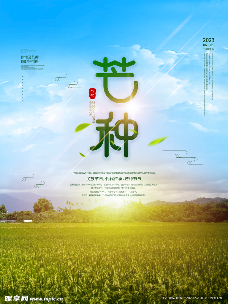 芒种海报