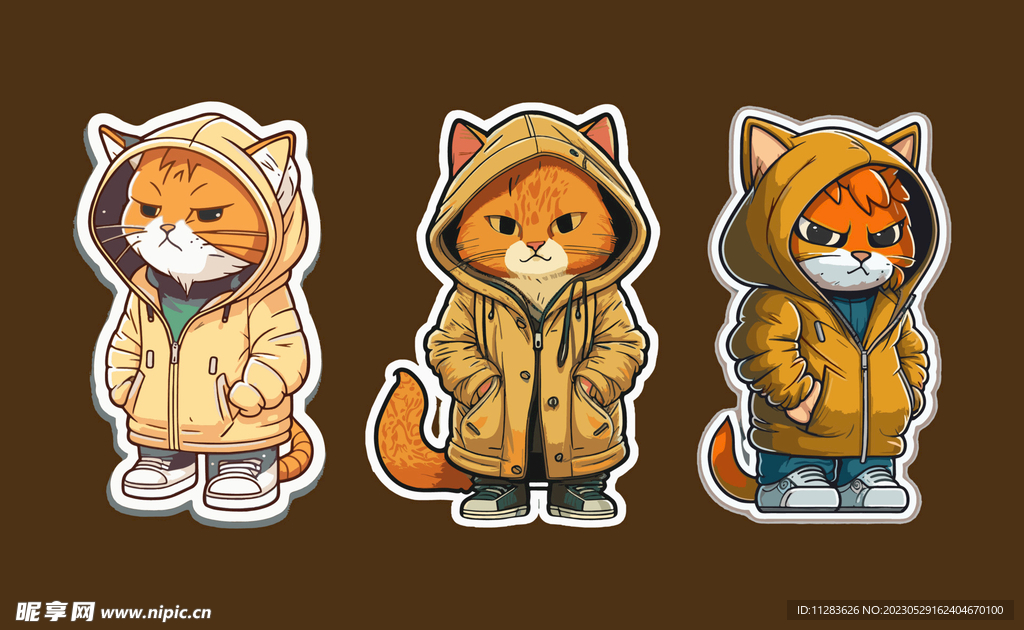 猫插画