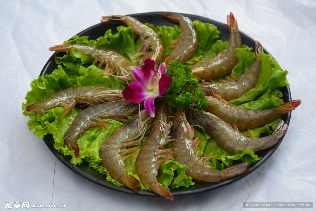 鲜虾食材