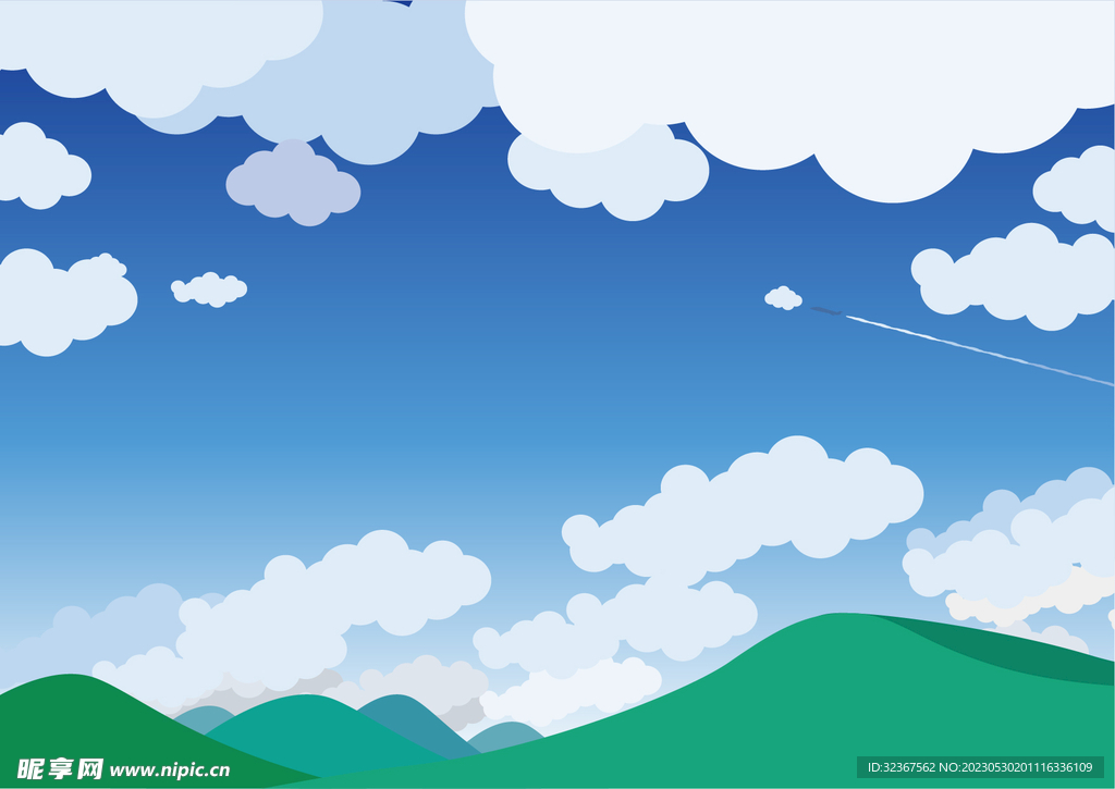 蓝色矢量背景