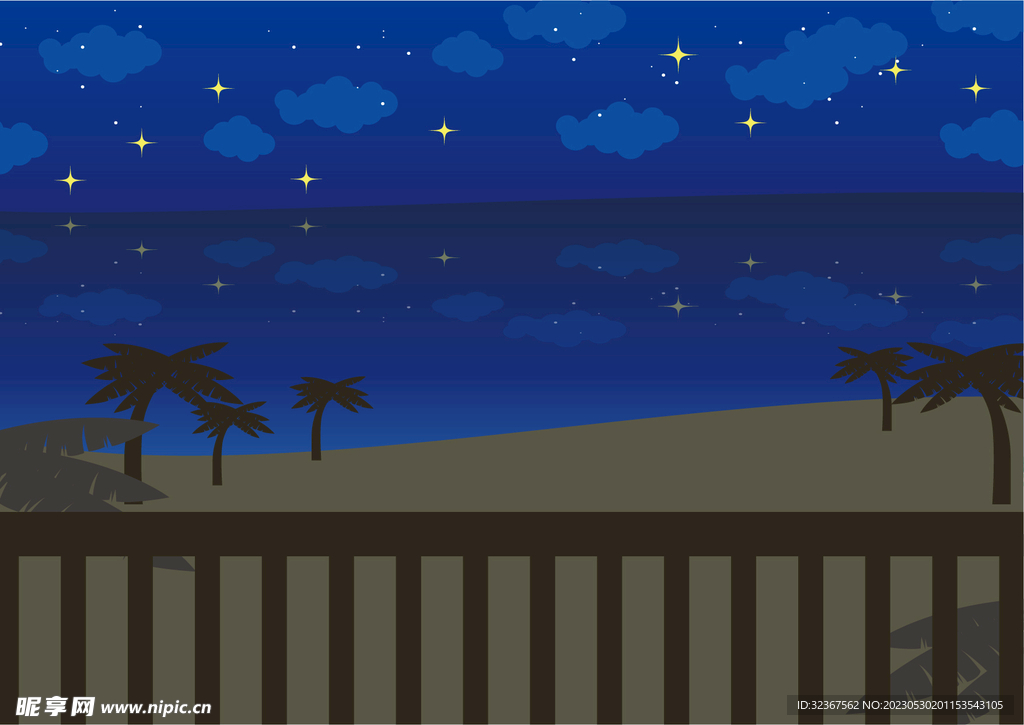 夜晚景观风景