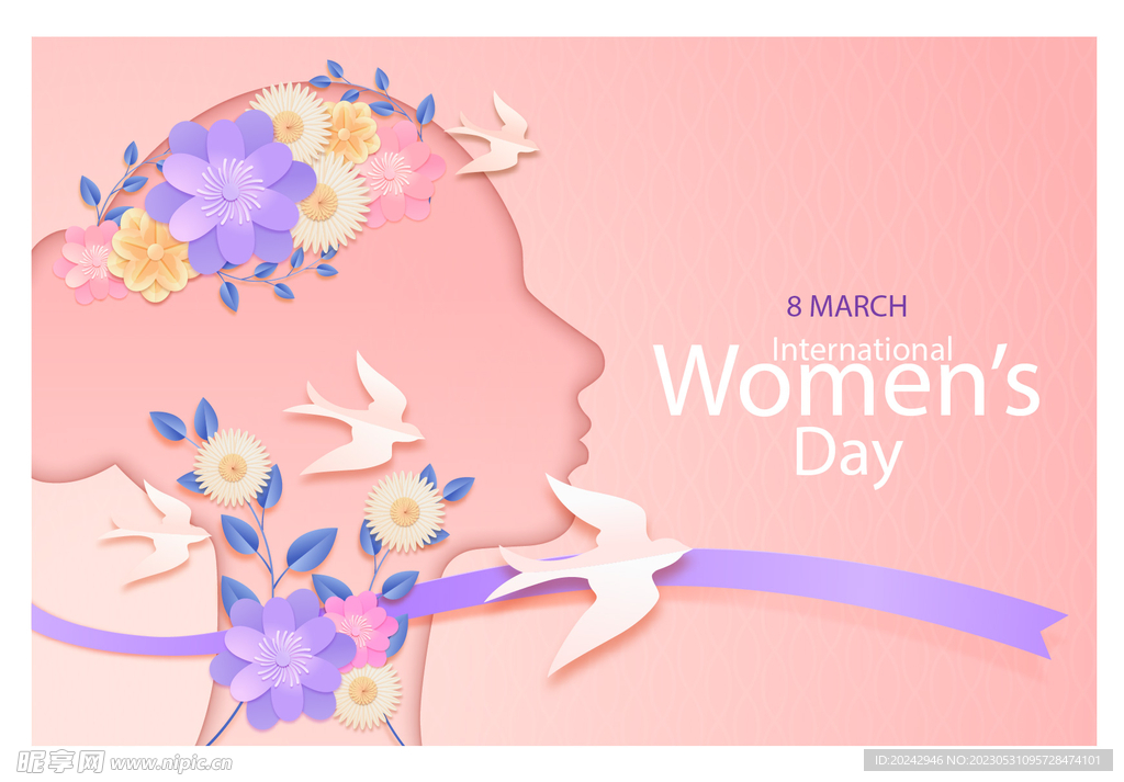 女神节海报 