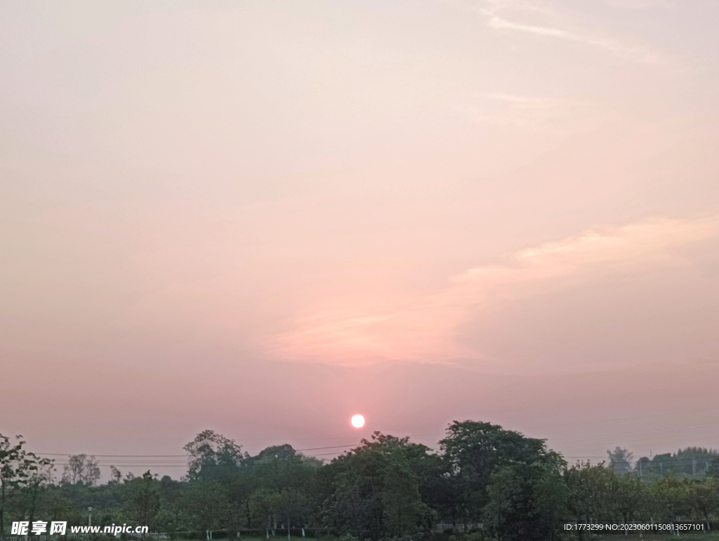 晚霞天空
