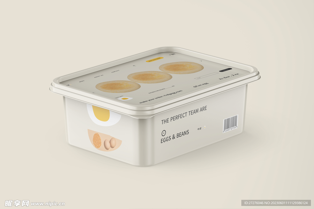 食品打包盒样机