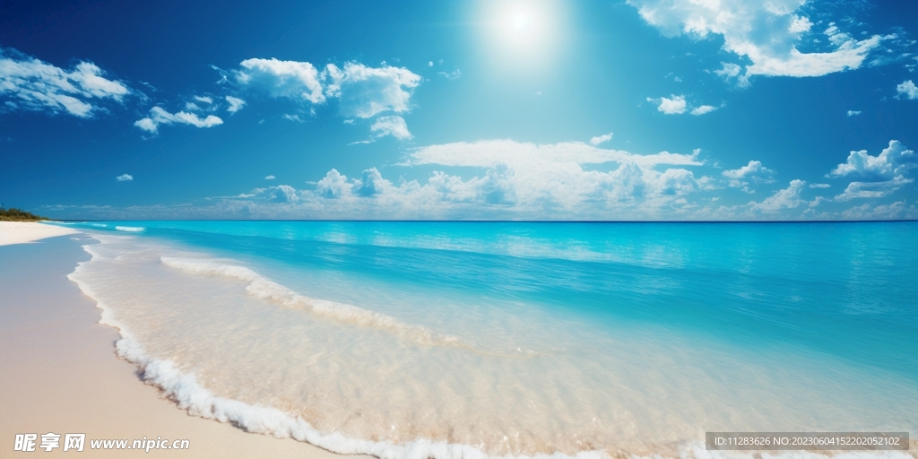 沙滩海浪