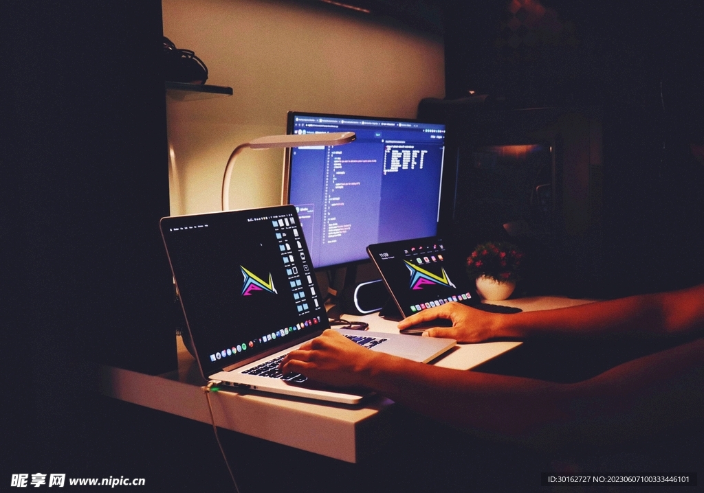 计算机电脑IT工作场景