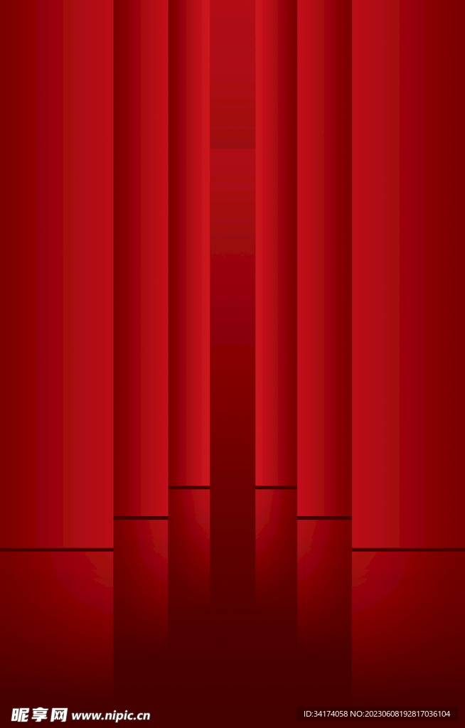 红色背景