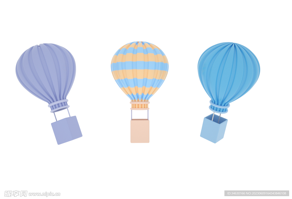热气球素材