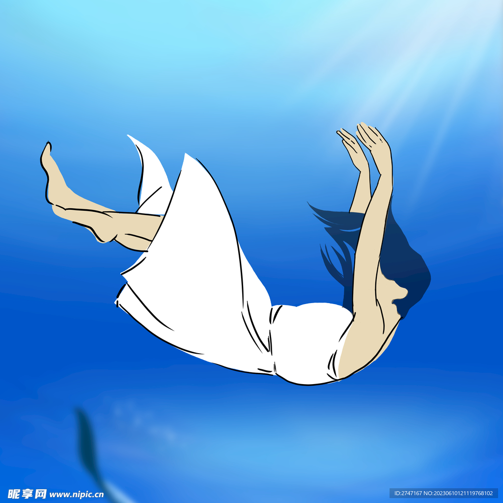 坠落海底的女孩