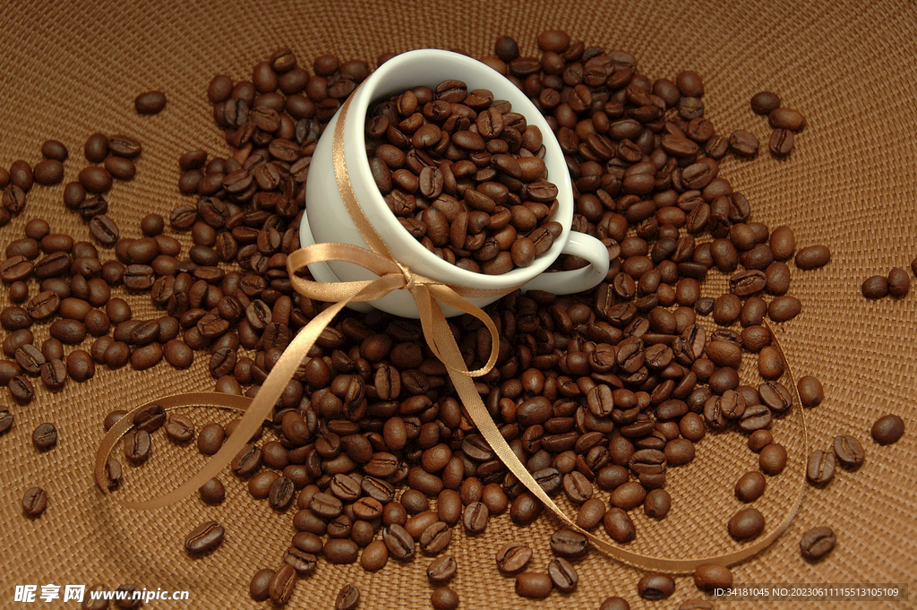 咖啡豆图片